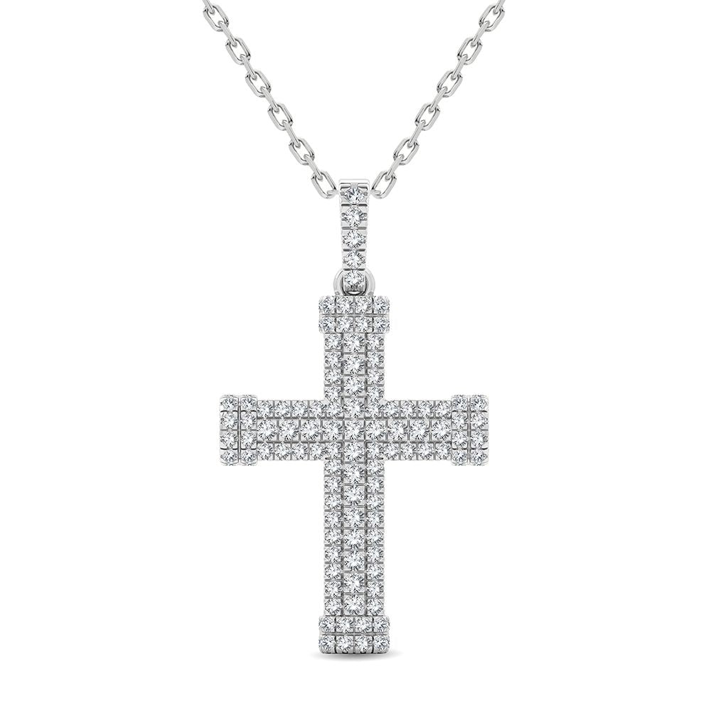 14K 1.00CT Diamond Pendant