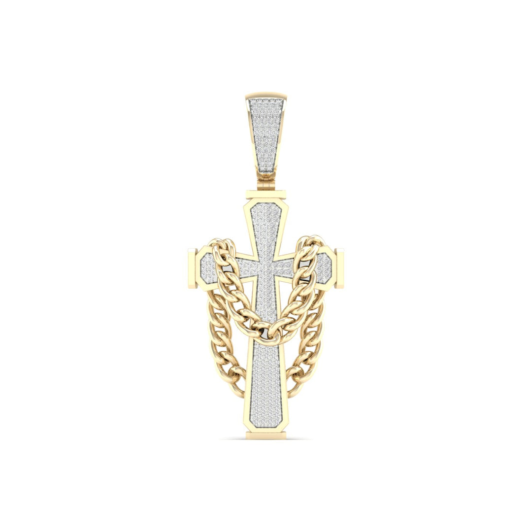 10K 0.43CT Diamond Pendant