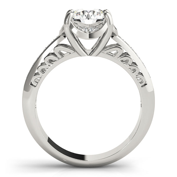 ENGAGEMENT RINGS SINGLE ROW PRONG SET